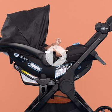 expert video metro+ stroller car seat thumbnail